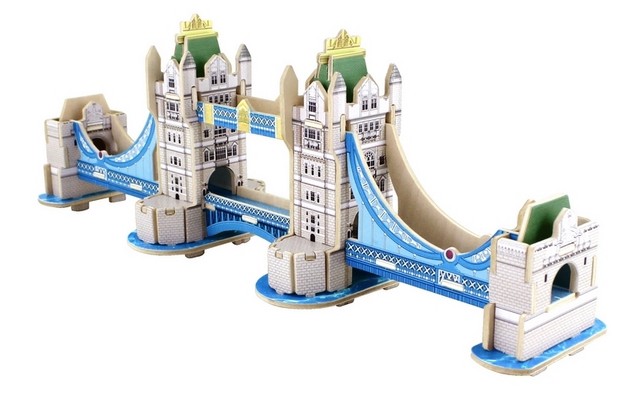 Robotime 3D Wooden Puzzle Mini Tower Bridge